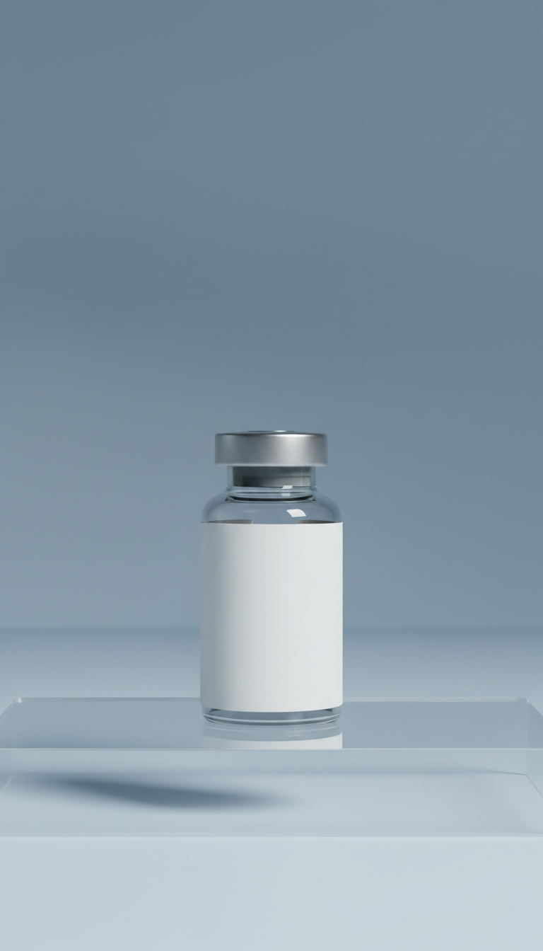 Vitality peptide supplement liquid vial